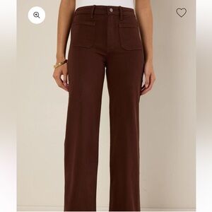Brown Boot Cut Women's Pants